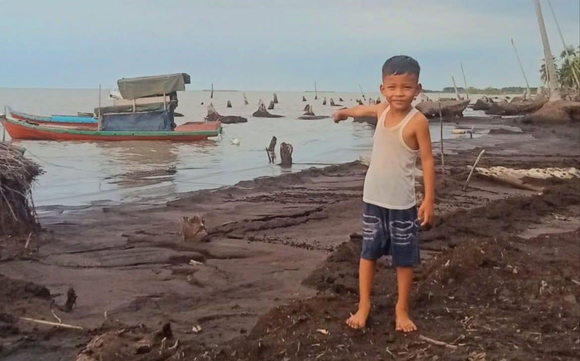 Abrasi di Dusun Teluk Pesisir Kian Memprihatinkan, Warga Kembali Soroti Kondisi Pantai Bengkalis